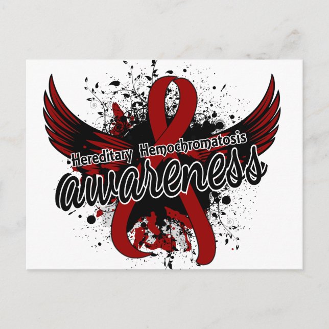 Hereditary Hemochromatosis Awareness 16 Postcard (Front)