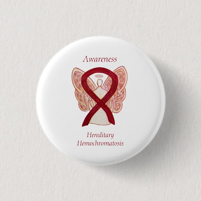 Hereditary Hemochromatosis Awareness Ribbon Pin (Front)