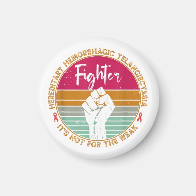 Hereditary Hemorrhagic Telangiectasia awareness Fi Magnet (Front)
