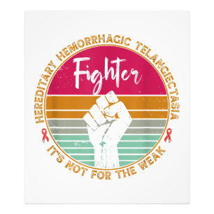 Hereditary Hemorrhagic Telangiectasia awareness Fi Photo Print