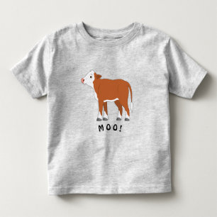 Hereford Calves Go Moo! Toddler T-Shirt