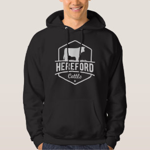 Hereford Cattle - Hereford Cow For Cattle Farmer  Hoodie