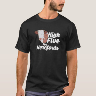 Hereford Cow Braford Brahma Beef Farmer Breed Heif T-Shirt
