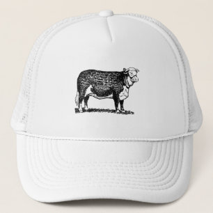 Hereford Cow Trucker Hat