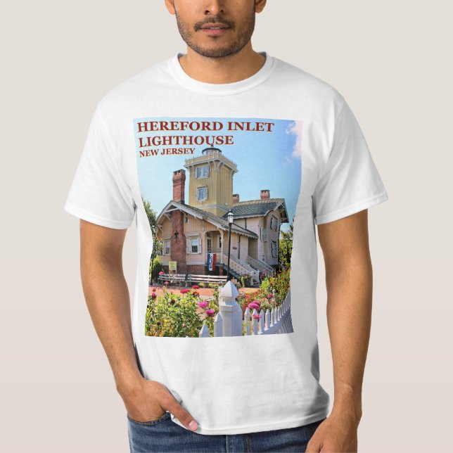 Hereford Inlet Lighthouse, New Jersey T-Shirt (Front)