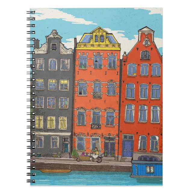 Herengracht Canal Amsterdam Netherlands Notebook (Front)