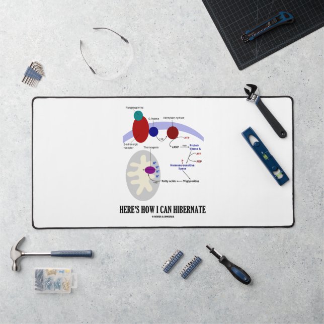 Here's How I Can Hibernate Thermogenesis Desk Mat (Workstation)