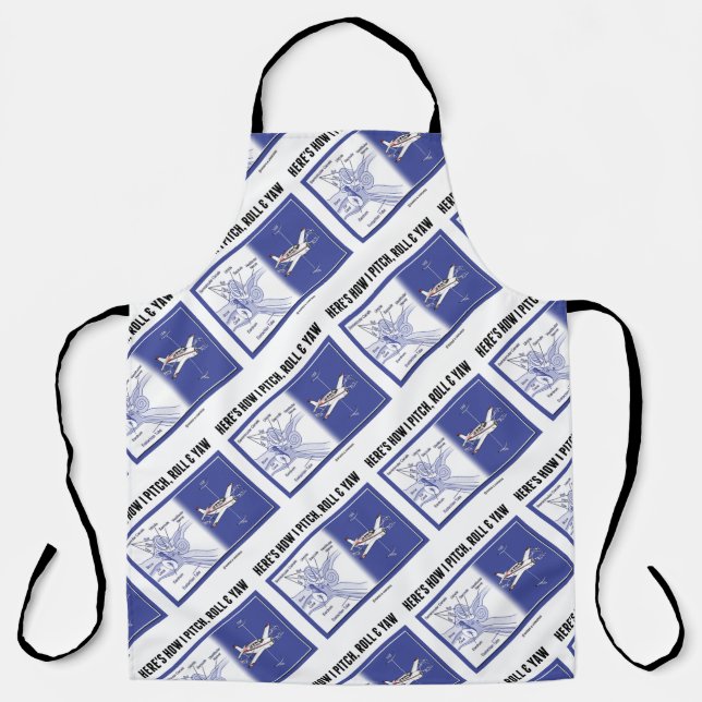 Here's How I Pitch, Roll & Yaw Inner Ear Anatomy Apron (Front)