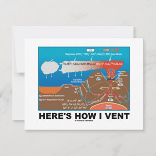Here's How I Vent (Deep Sea Vent Chemistry Humour)