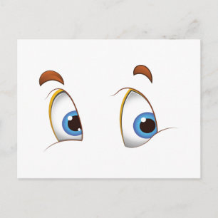 Here's Looking at You Kid Blue Eyes Postcard