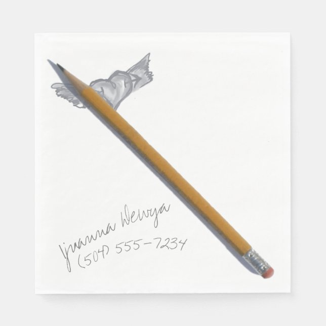 Here's My Number LUNCHEON NAPKIN (Front)