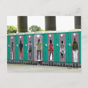 Here's The John/Portable Toilets:) Postcard