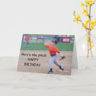 HERE'S THE PITCH-HAPPY **10th** BIRTHDAY CARD