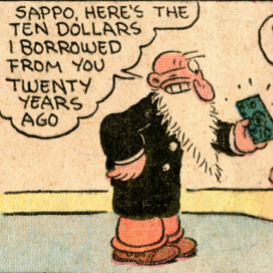 "Here's the Ten Dollars I Owe You" Tote Bag