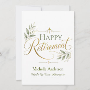 Here's To New Adventures Personalised Name Card