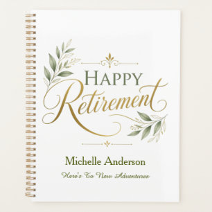 Here's To New Adventures Personalised Name Planner