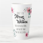 Here's to Strong Women  Watercolor Floral BFF