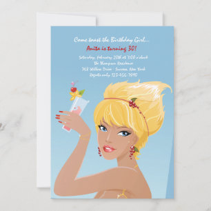 Here's to You Birthday Party Invitation