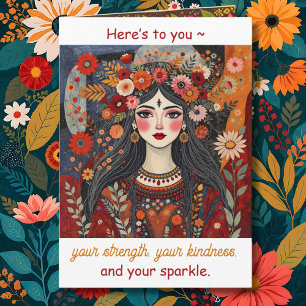 Here's to You! Women International Women's Day Card