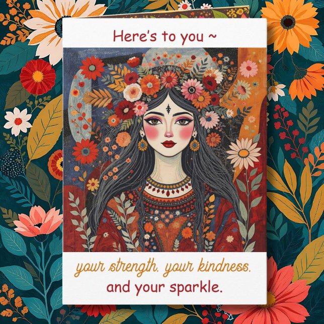 Here's to You! Women International Women's Day  Card (Creator Uploaded)