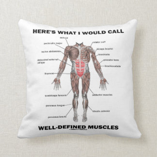 Here's What I Would Call Well-Defined Muscles Cushion