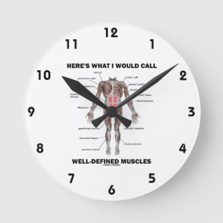 Here's What I Would Call Well-Defined Muscles Round Clock