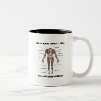 Here's What I Would Call Well-Defined Muscles Two-Tone Coffee Mug