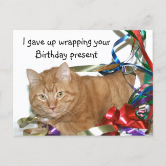 Here's your card