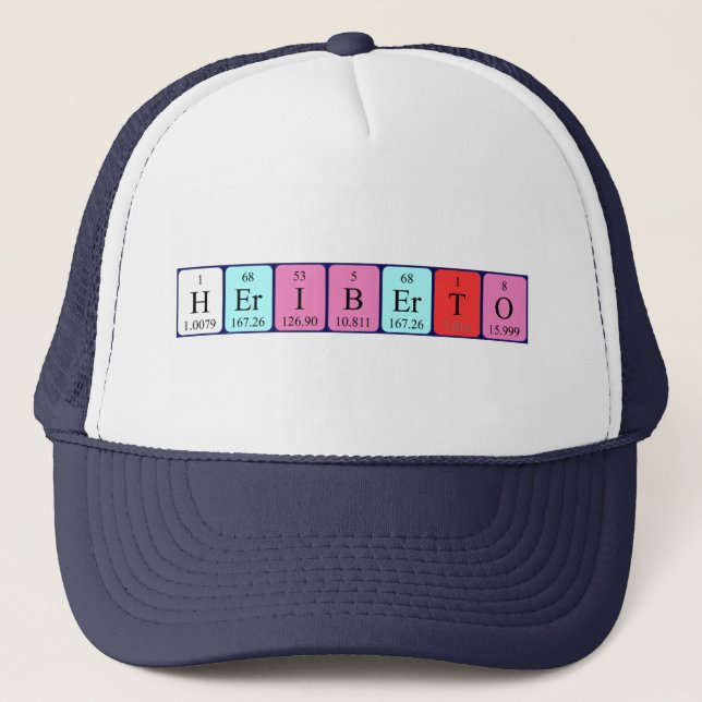 Heriberto periodic table name hat (Front)