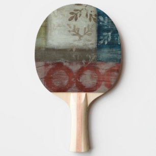 Heritage Abstract II Ping Pong Paddle