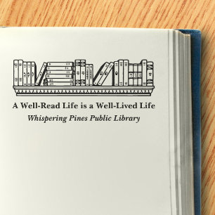 Heritage Aesthetics Custom Stamp for Library Books