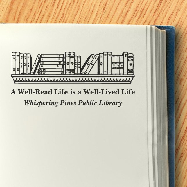 Heritage Aesthetics Custom Stamp for Library Books (Heritage Aesthetics Custom Stamp for Library Books)