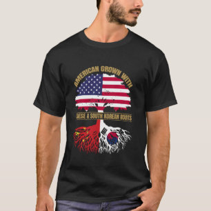Heritage American Grown with Chinese South Korean T-Shirt