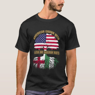 Heritage American Grown with English Nigerian Root T-Shirt