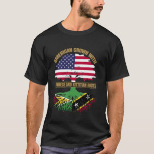 Heritage American Grown with Guyanese Kittitian Ro T-Shirt