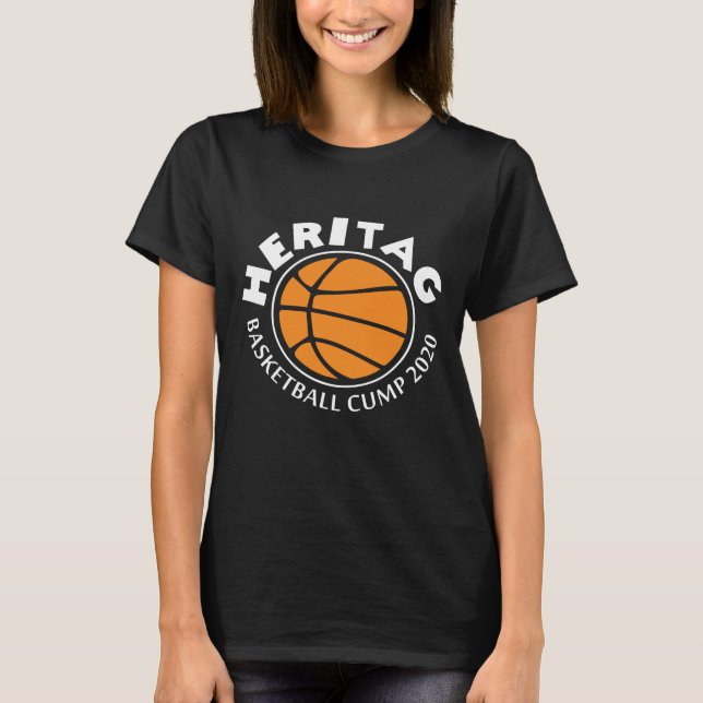 Heritage Basketball Camp T-Shirt (Front)