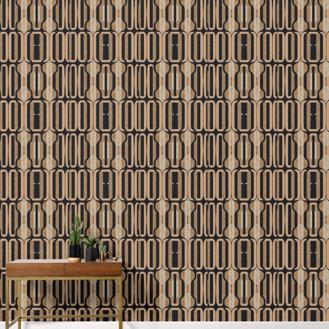 Heritage Chain Stripe No. 4 Wallpaper (Hallway)