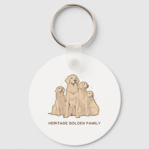 Heritage Golden Key Chain