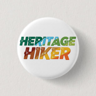 Heritage Hiker , t-shirt 3 Cm Round Badge