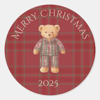 Heritage Holiday Bear Sticker