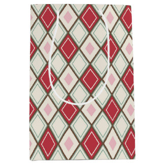 Heritage Holiday Harlequin Medium Gift Bag