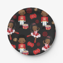 Heritage Holiday Nutcracker Paper Plates 