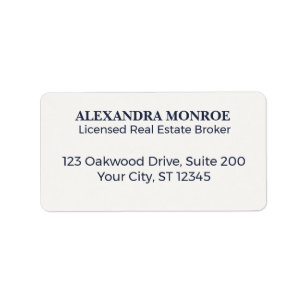 Heritage Luxury Real Estate Address Labels