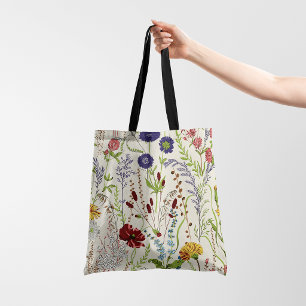 Heritage Meadow Garden Multicolored Tote Bag
