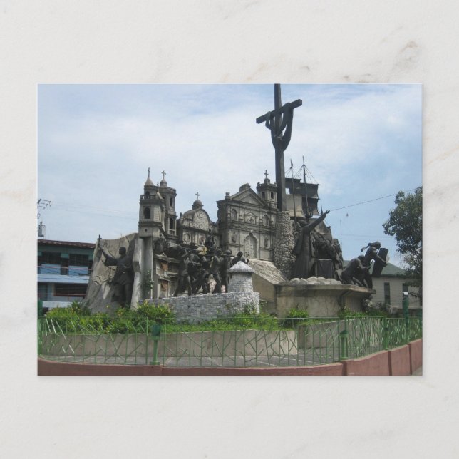 Heritage of Cebu monument Postcard (Front)