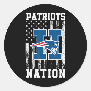 Heritage Patriots Logo Nation Hs Classic Round Sticker