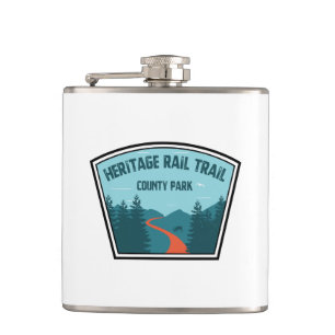 Heritage Rail Trail County Park Hip Flask