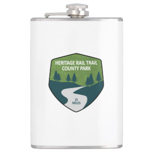 Heritage Rail Trail County Park Hip Flask
