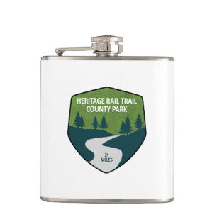 Heritage Rail Trail County Park Hip Flask