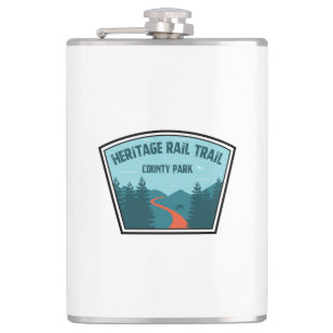 Heritage Rail Trail County Park Hip Flask
